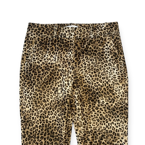 Frame Faithful Cropped Leopard Print Pant Size 4 - Picture 6 of 12